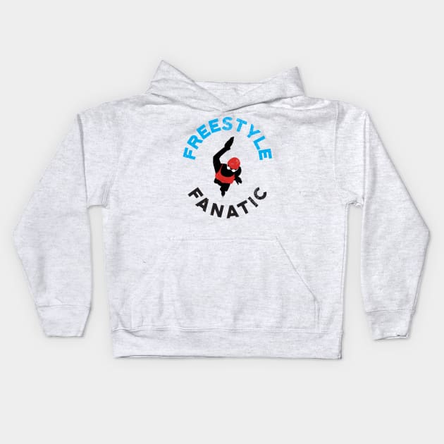 Womens Freestyle Fanatic Swim 2 Kids Hoodie by atomguy